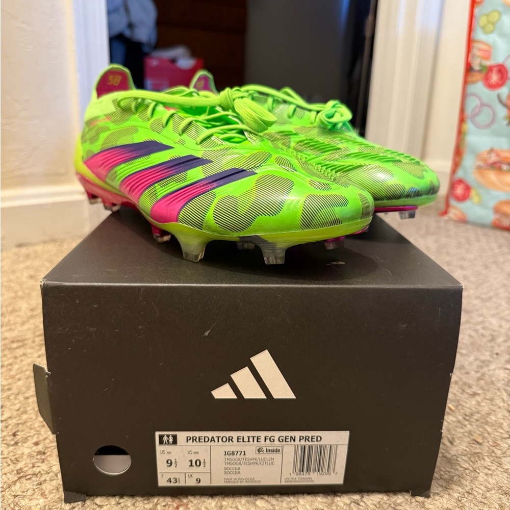 Adidas Predator Elite FG Soccer Cleats size 9.5